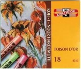 Pastele suche Koh-I-Noor 18 kolorów