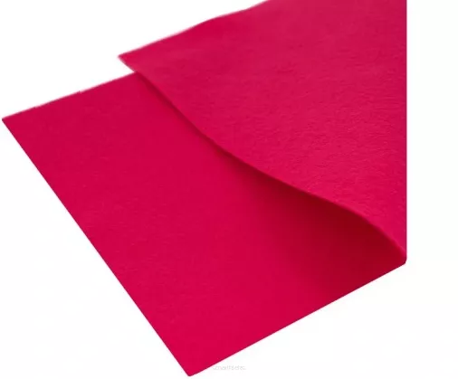 Filc Dekoracyjny Różowy 1,5mm A4 - jeden arkusz