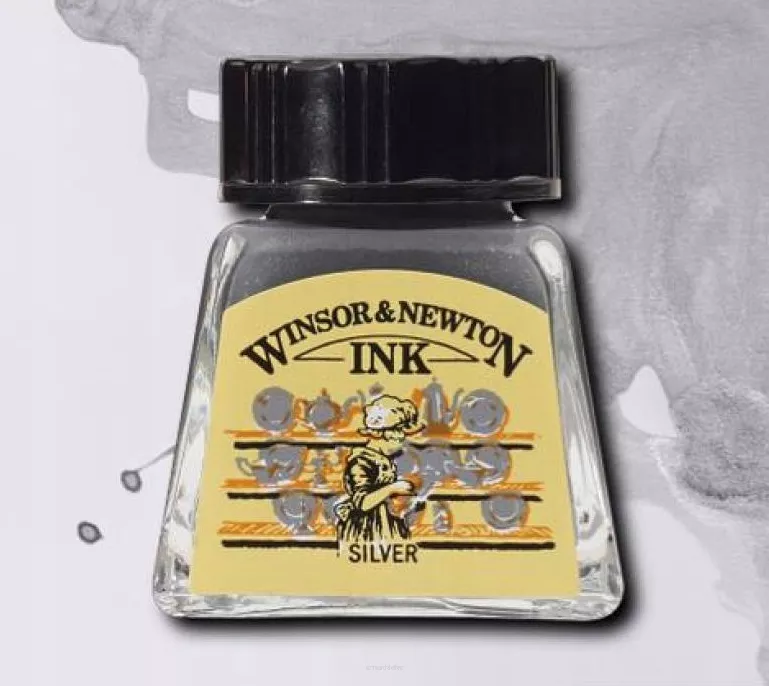 Tusz Rysunkowy Winsor & Newton Silver smartkleks.pl