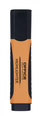 ZAKREŚLACZ OFFICE Z GUMOWYM UCHW.POMARAŃCZ.