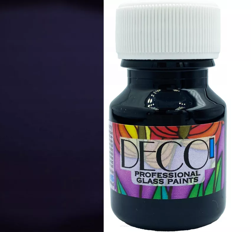 Farba do Szkła Witrażowa Deco 30ml - 190 Czarna