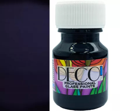 Farba do Szkła Witrażowa Deco 30ml - 190 Czarna