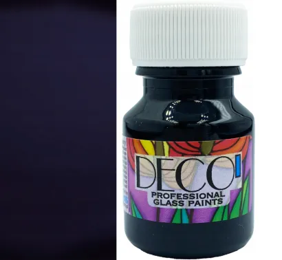 Farba do Szkła Witrażowa Deco 30ml - 190 Czarna
