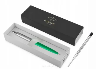 Długopis Parker Jotter Zielony Niebieski i Czarny Wkład - 2