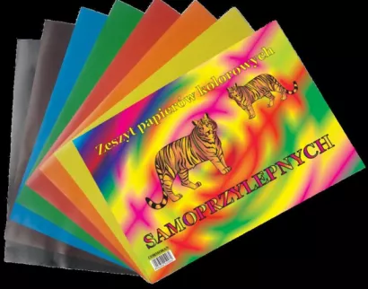 Zeszyt Papierów Kolorowych Samoprzylepnych Cormoran A5