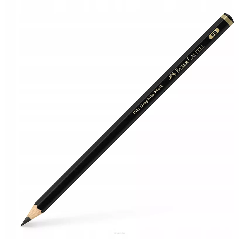 Ołówek Faber-Castel Pit Graphite Matt 6B smartkleks.pl