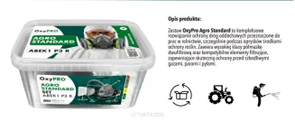 MASKA PÓŁMASKA DO OPRYSKÓW DLA ROLNIKÓW OGRODNIKÓW OXYPRO