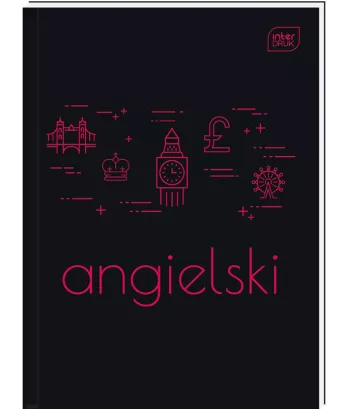 Brulion Tematyczny Zeszyt A5 Angielski Interdruk 80k