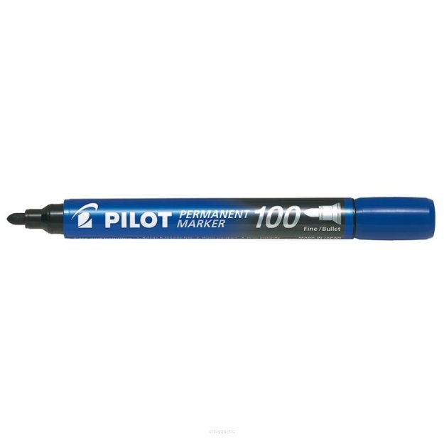Marker permanentny okrągły Pilot SCA-100 Niebieski