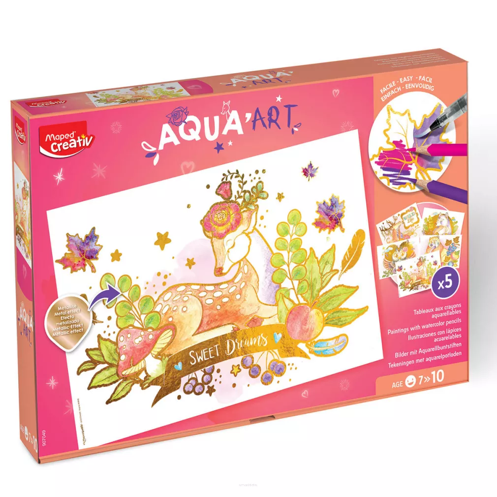 Zestaw Maped  Aqua Art Obrazy Akwarelowe - Las SmartKleks.pl