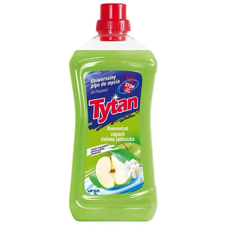 Tytan uniwersalny płyn czyszczący 1L zielone jabłuszko