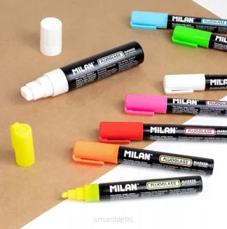 Marker Do Szyb Milan Fluoglas Żółty smartkleks.pl