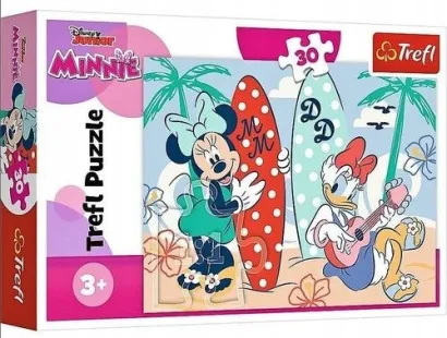 Puzzle Trefl 30 Elementów Disney Junior Myszka Minnie Kolorowa