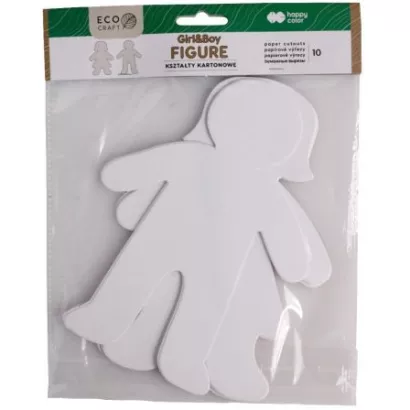 Kształty z Kartonu Postać Chłopca i Dziewczynki 10szt