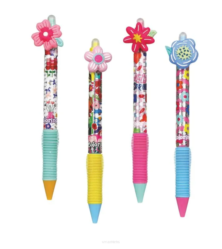 Długopis Ścieralny Automatyczny Colorino Flowers smartkleks.pl