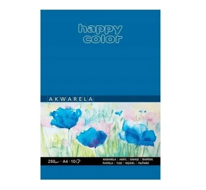Blok Akwarelowy A4 Happy Color 250g/m2