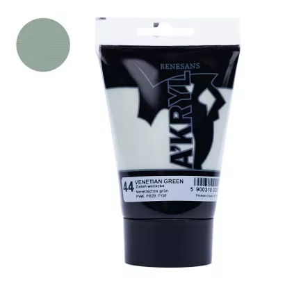 Farba Akrylowa Renesans 100ml 44 Zieleń Wenecka