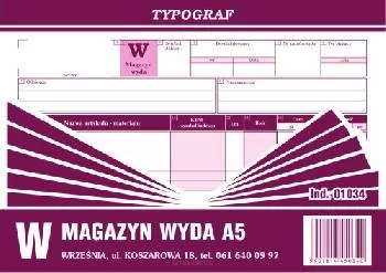 Magazyn wyda A5 Poziom Samokop. Typograf