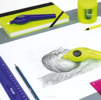 Gumka Elektryczna Milan Żółta Ołówek Atrament smartkleks.pl