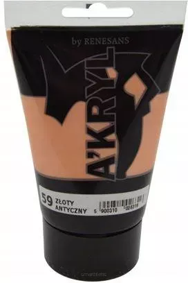 Farba Akrylowa Renesans 100ml 59 Złoto Antyczne