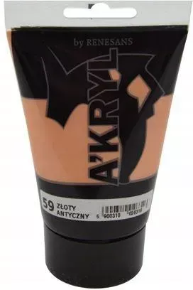 Farba Akrylowa Renesans 100ml 59 Złoto Antyczne