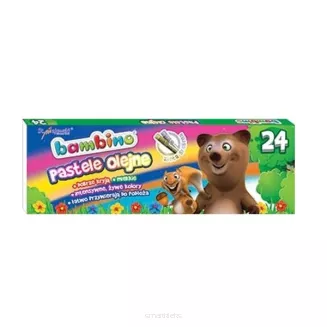 Pastele Olejne Bambino 24 Kolory