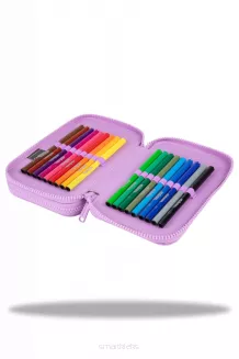 Coolpack, Piórnik podwójny z wyposażeniem Jumper 2 - Balloons