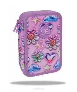 Coolpack, Piórnik podwójny z wyposażeniem Jumper 2 - Balloons