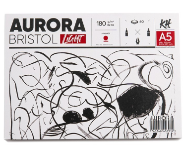 Papier Artystyczny Aurora Bristol Lihht A5 180g/m2