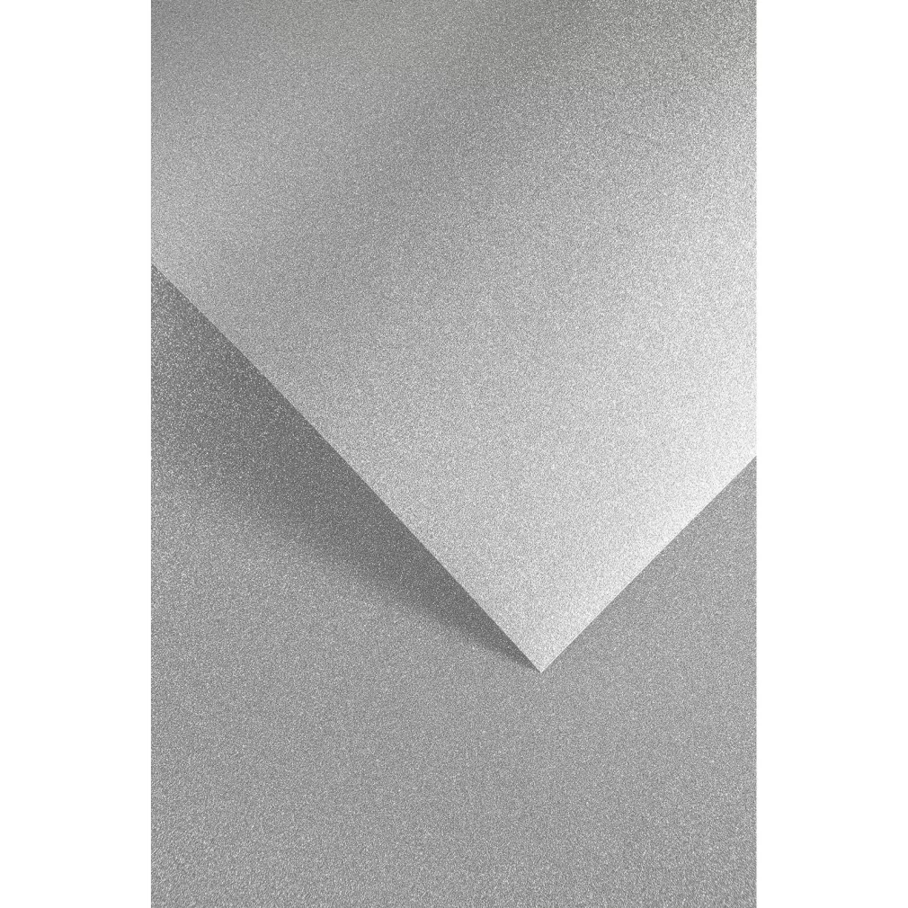 Samoprzylepny Arkusz Brokatowy Srebrny Galeria Papieru 1 Arkusz SmartKleks.pl