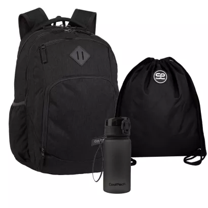 Zestaw Coolpack Black Break Plecak + Worek + Bidon 400ml