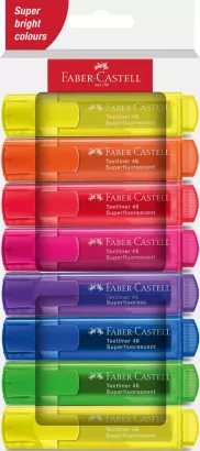 Zakreślacze Neonowe Faber-Castell 8szt