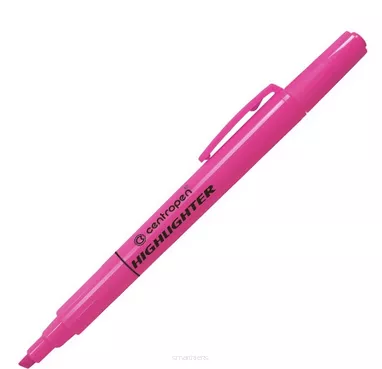 Zakreślacz Różowym Centropen Highlighter