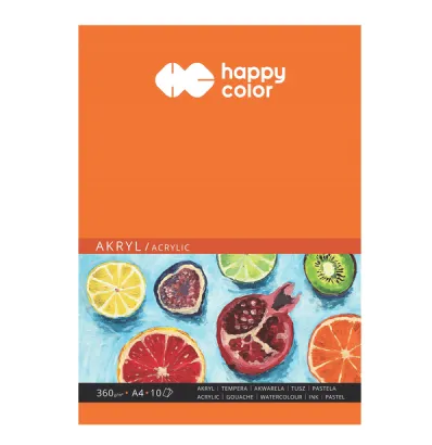 Blok Akrylowy A4 Akryl, Tempera, Pastela, Akwarela, Tusz 360g/m2