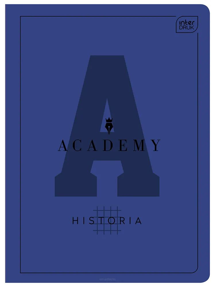 Zeszyt tematyczny InterDruk A5 60 Kratka 90g Historia Academy Hybryda
