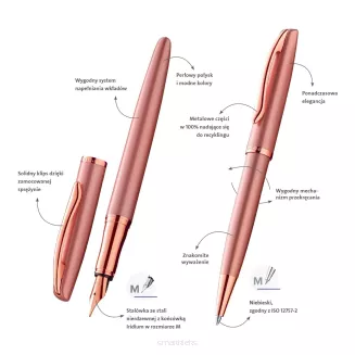 Pióro Wieczne I Długopis Pelikan Jazz Noble Elegance Rose SmartKleks.pl