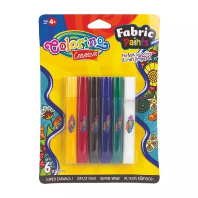 Farby do tkanin Colorino 6 kolorów