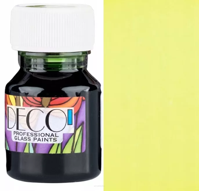 Farba do Szkła Witrażowa Deco 30ml - 110 Jasny Żółty