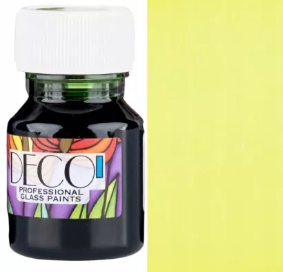 Farba do Szkła Witrażowa Deco 30ml - 110 Jasny Żółty