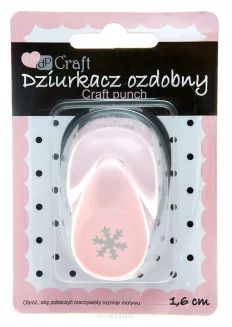 Dziurkacz Ozdobny Śnieżynka  1,6 cm - 2