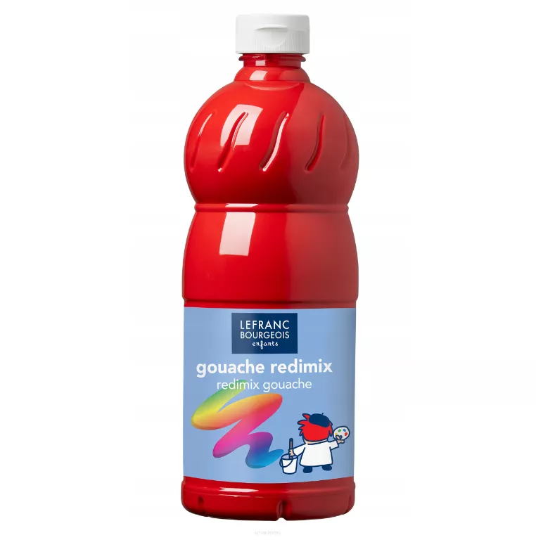 Płynny Gwasz Farba Plakatowa Redimix 500ml. Karmin smartkleks.pl