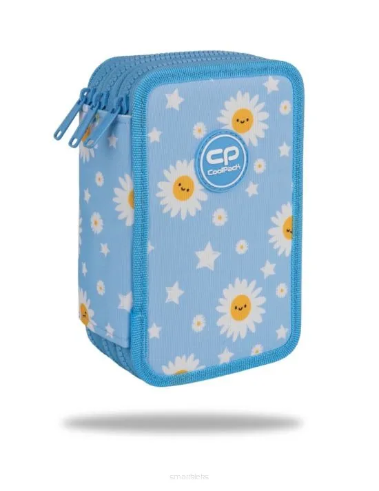 Piórnik Trójkomorowy Cool Pack z Wyposażeniem Jumper 3 Daisy Sun smartkleks.pl