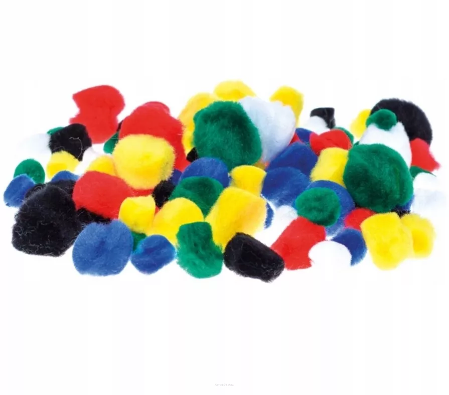 Pompony Miks 78szt Brewis