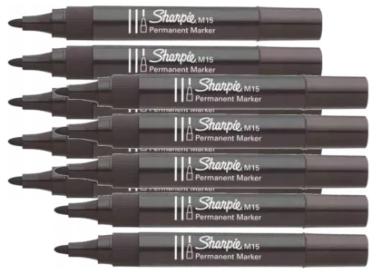 10 x Marker Budowlany Permanentny Sharpie M15 2mm Czarny smartkleks.pl