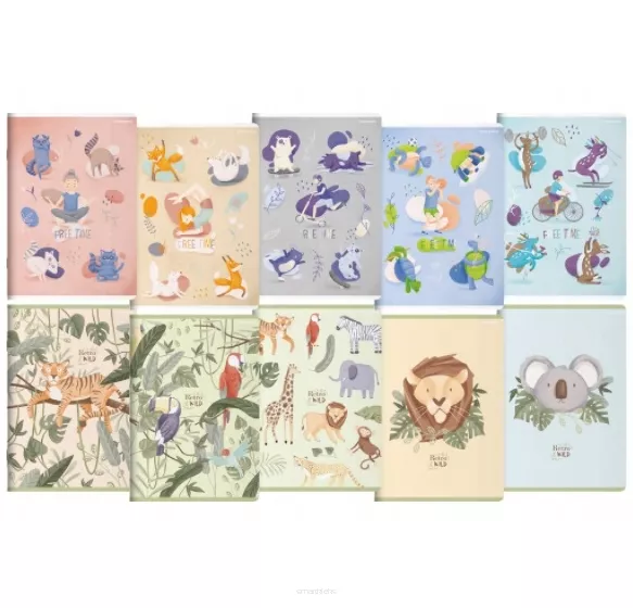 Zeszyt A5/32k Kolorowa Linia Top2000 Free&Wild