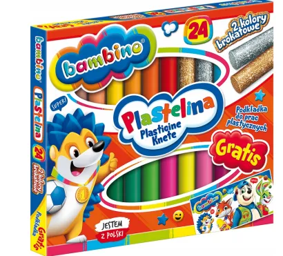 Plastelina Bambino 24 kolory