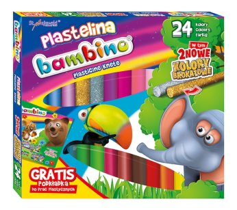 Plastelina Bambino 24 kolory
