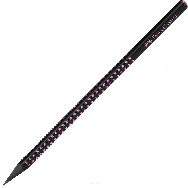 Ołówek B FABER CASTELL Sparkle Midnight Rose smartkleks.pl