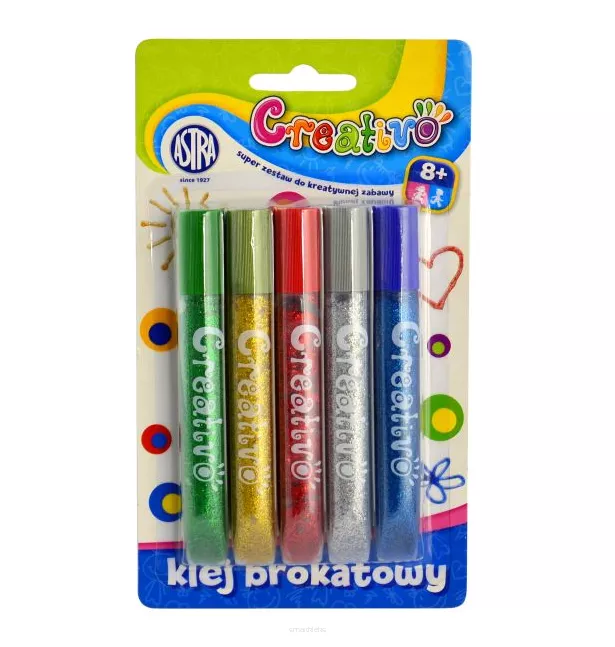 Klej Brokatowy Astra Creativo 5szt.