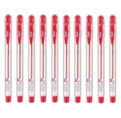 10x Długopis Flexi Penmate 0,7 Czerwony